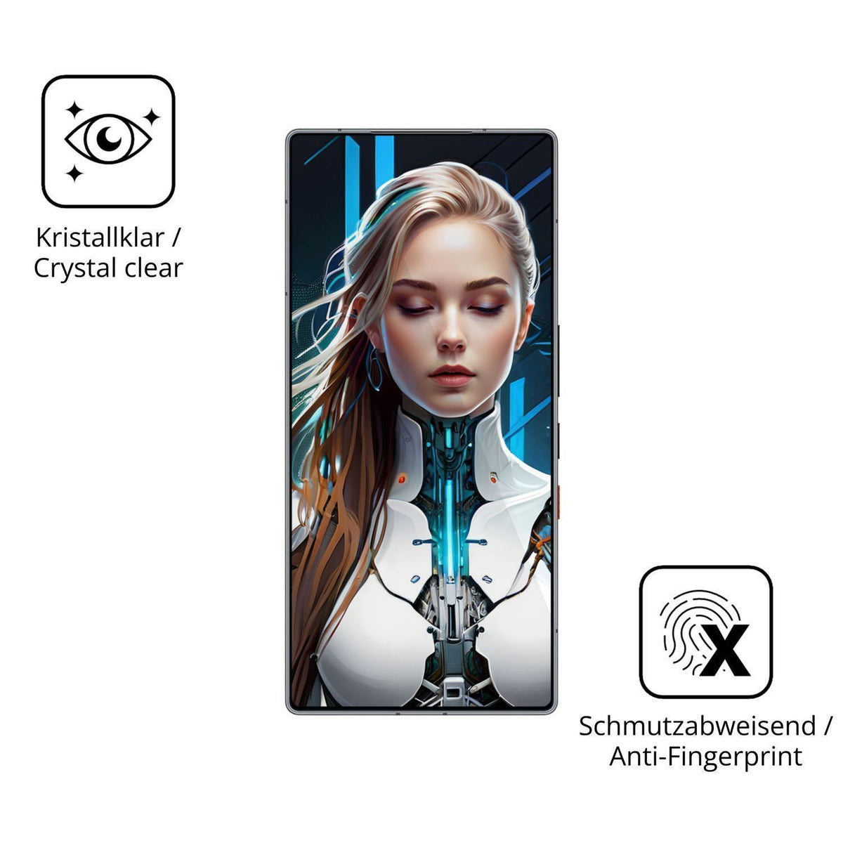 2x 9H Schutzfolie für Nubia Red Magic 11S Pro Panz (5)