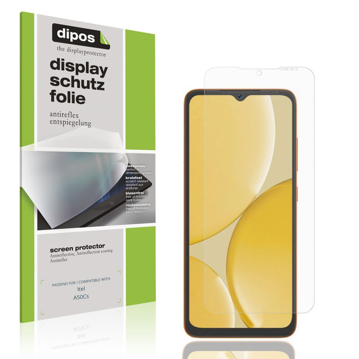 4x Schutzfolie matt für Itel A50Cs Display-Schutzf (1)