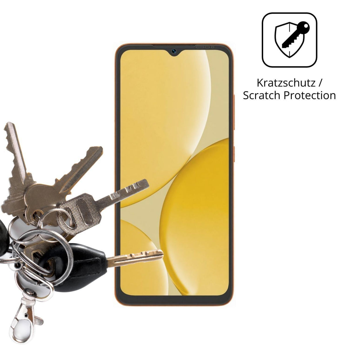 4x Schutzfolie matt für Itel A50Cs Display-Schutzf (4)