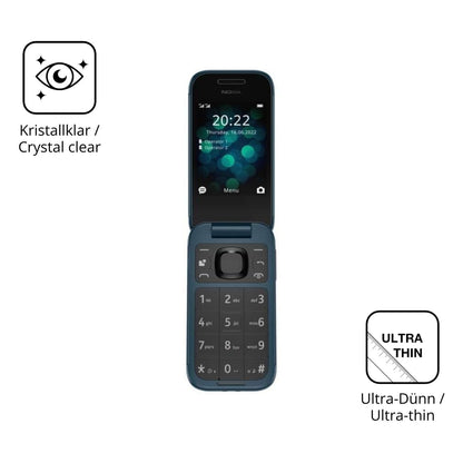 4x Schutzfolie klar für Nokia 2660 Display-Schutzf (5)
