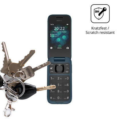 2x 9H Schutzfolie matt für Nokia 2660 Panzerfolie (3)