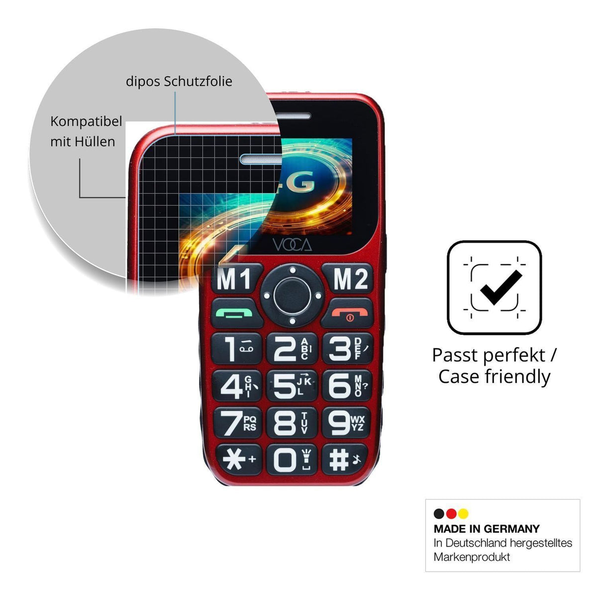 4x Schutzfolie klar für VOCA V141 Display-Schutzfo (6)