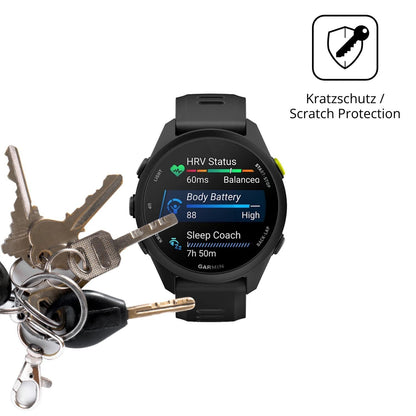 6x Schutzfolie klar für Garmin Forerunner 70 Displ (4)