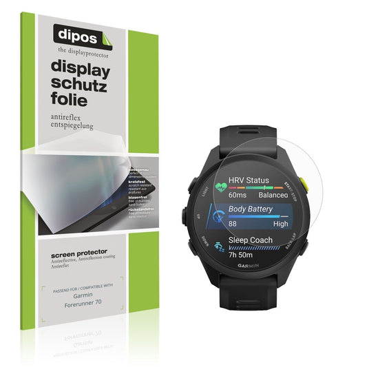 6x Schutzfolie matt für Garmin Forerunner 70 Displ (1)