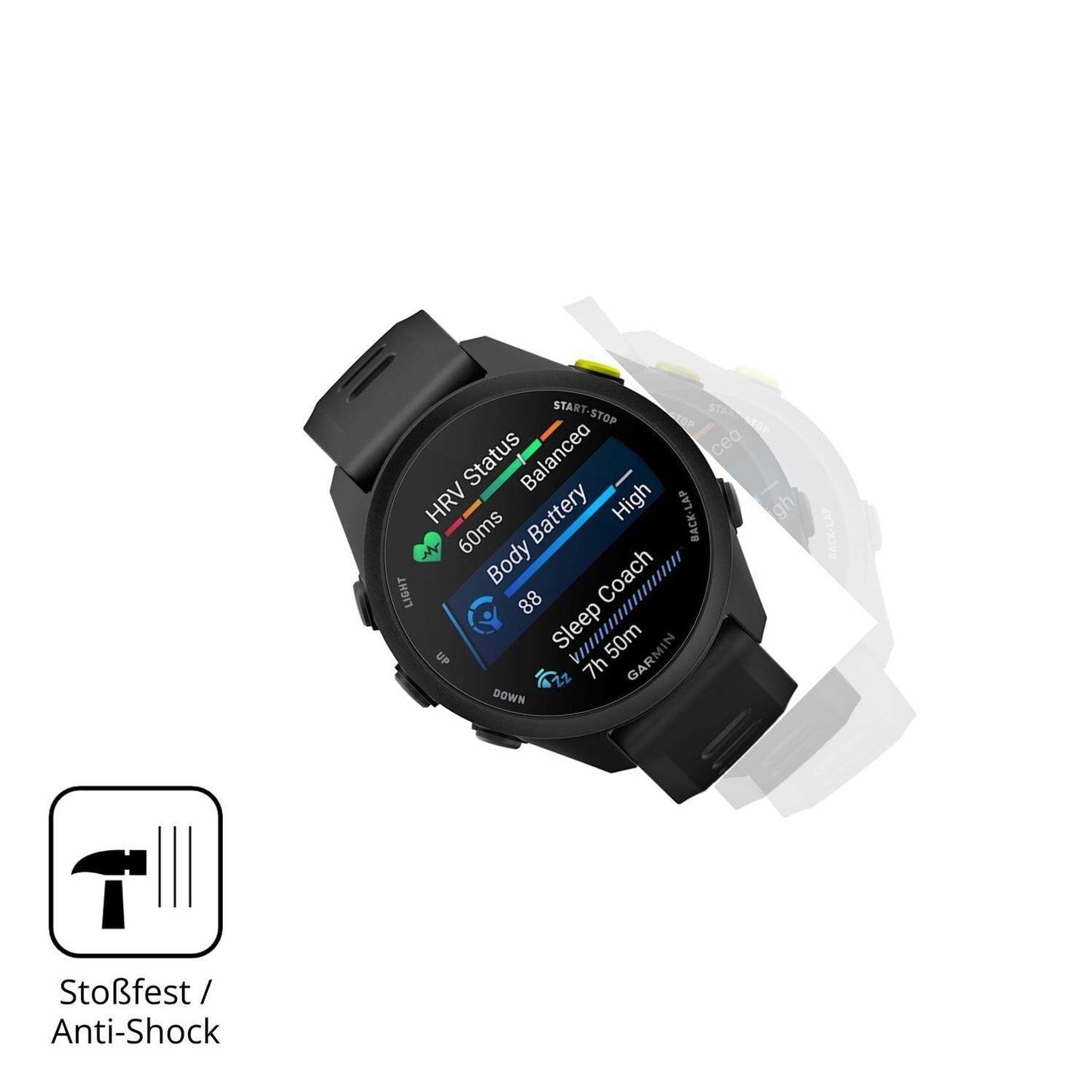 2x 9H Schutzfolie für Garmin Forerunner 70 Panzerf (4)