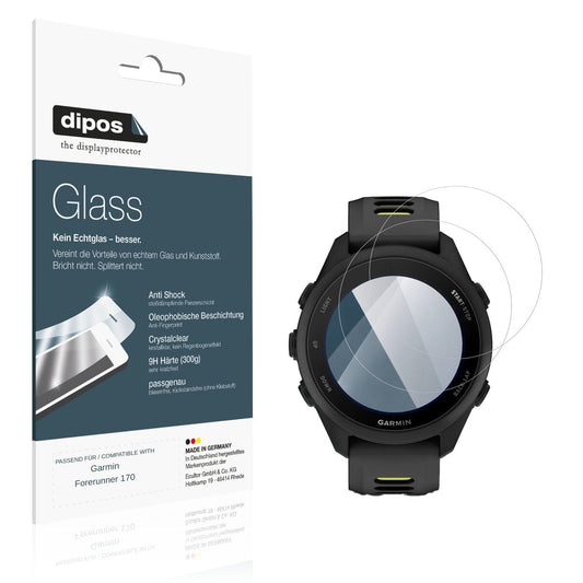 2x 9H Schutzfolie für Garmin Forerunner 170 Panzer (1)