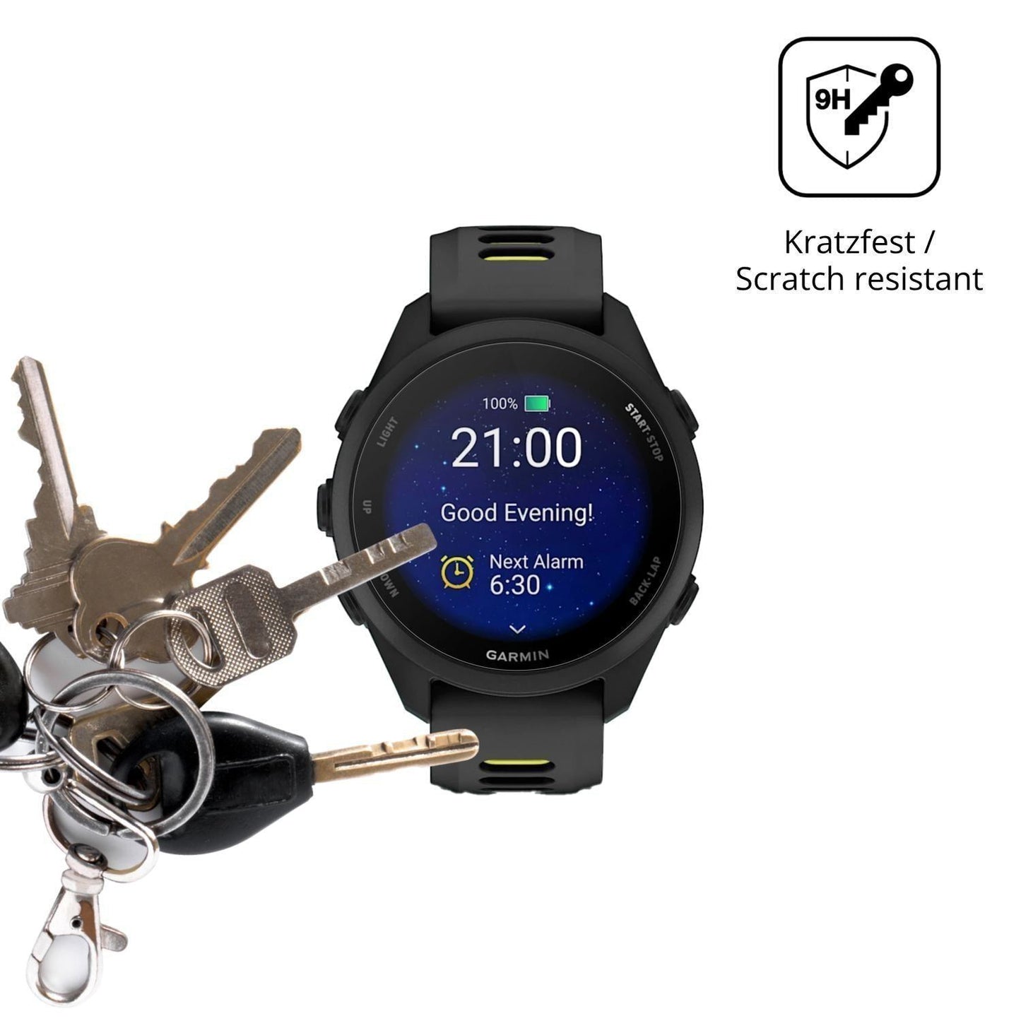 2x 9H Schutzfolie für Garmin Forerunner 170 Panzer (3)