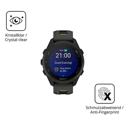 2x 9H Schutzfolie für Garmin Forerunner 170 Panzer (5)
