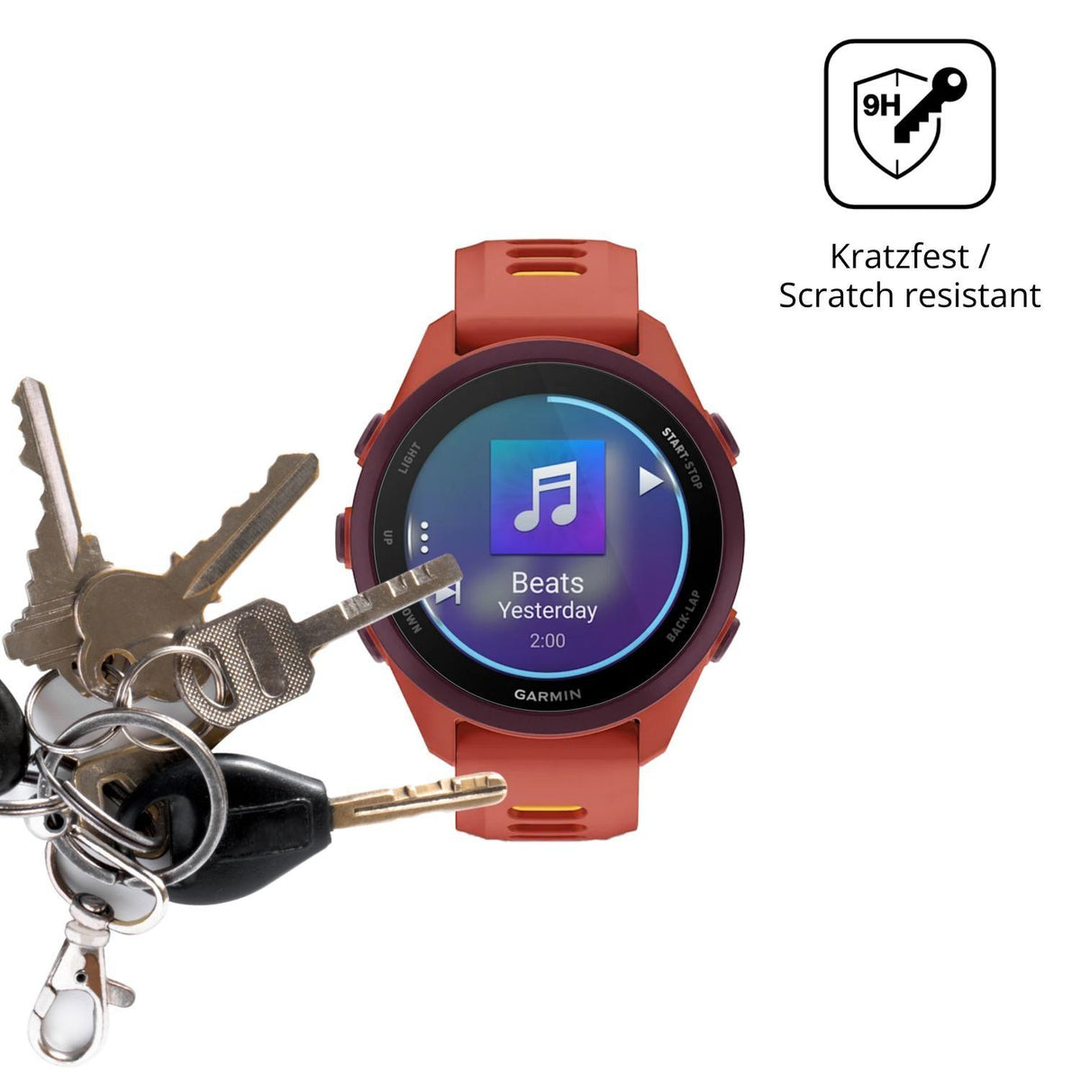2x 9H Schutzfolie für Garmin Forerunner 170 Music  (3)