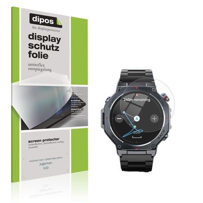 6x Schutzfolie matt für Jugeman V20 Display-Schutz (1)