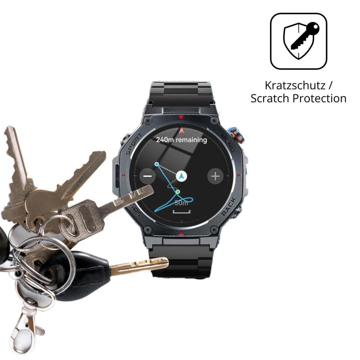 6x Schutzfolie matt für Jugeman V20 Display-Schutz (4)