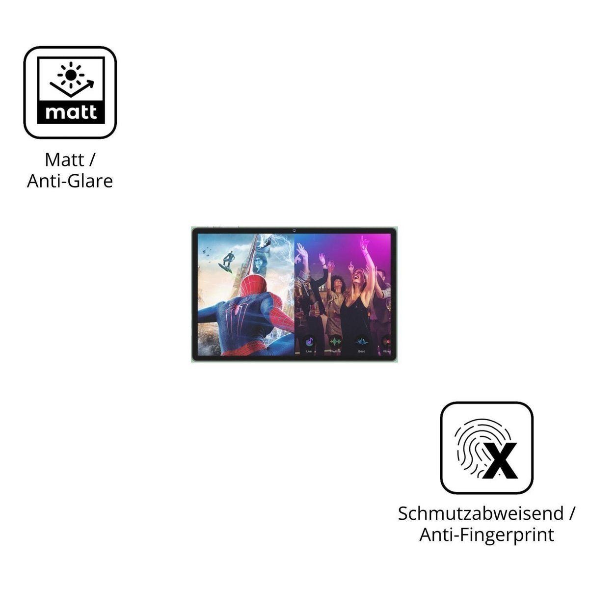 2x Schutzfolie matt für GOODTEL S3 Display-Schutzf (5)