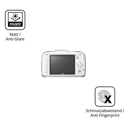 4x Schutzfolie matt für Nikon Coolpix W100 Display (5)