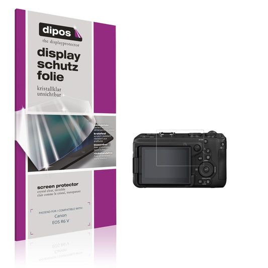 4x Schutzfolie klar für Canon EOS R6 V Display-Sch (1)