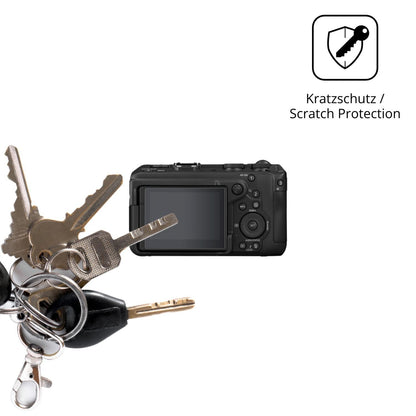 4x Schutzfolie klar für Canon EOS R6 V Display-Sch (4)