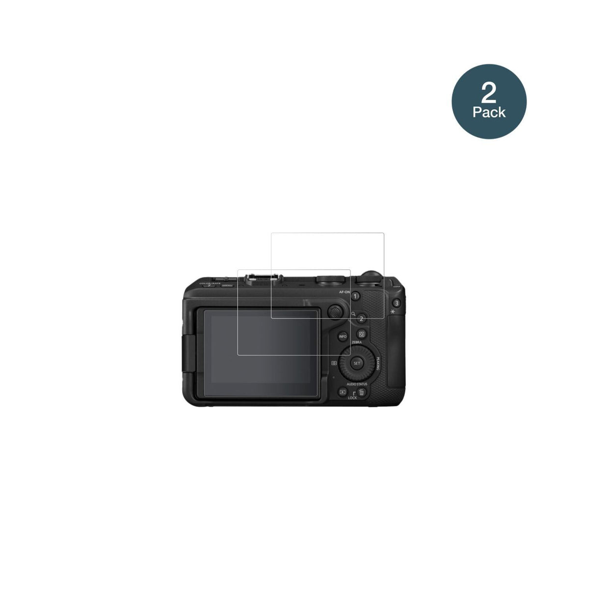 2x 9H Schutzfolie für Canon EOS R6 V Panzerfolie (2)