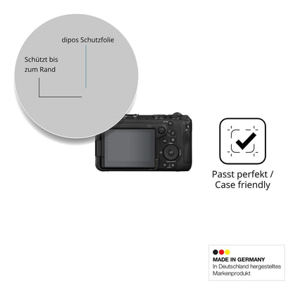 2x 9H Schutzfolie matt für Canon EOS R6 V Panzerfo (6)