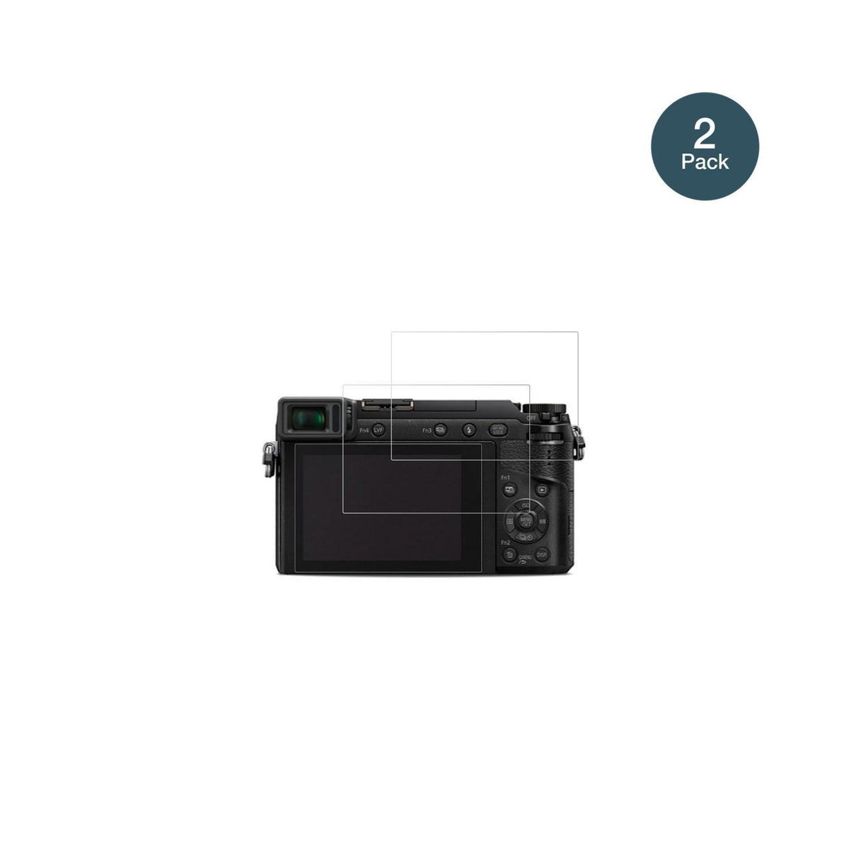 2x 9H Schutzfolie für Panasonic Lumix GX-80 Panzer (2)