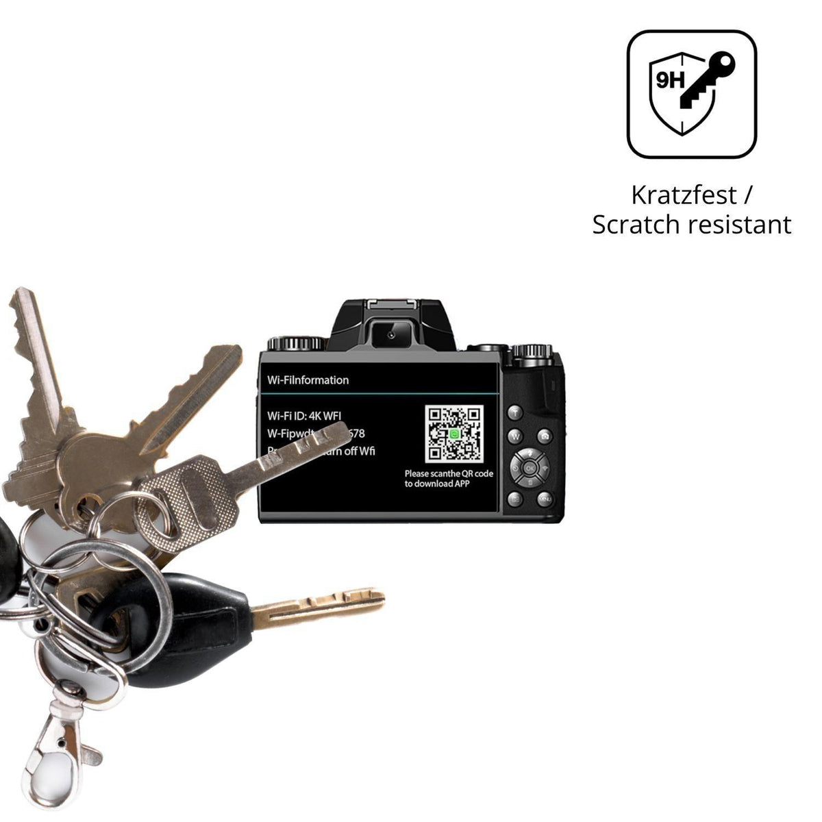 2x 9H Schutzfolie für Fine Life Pro W5 Panzerfolie (3)