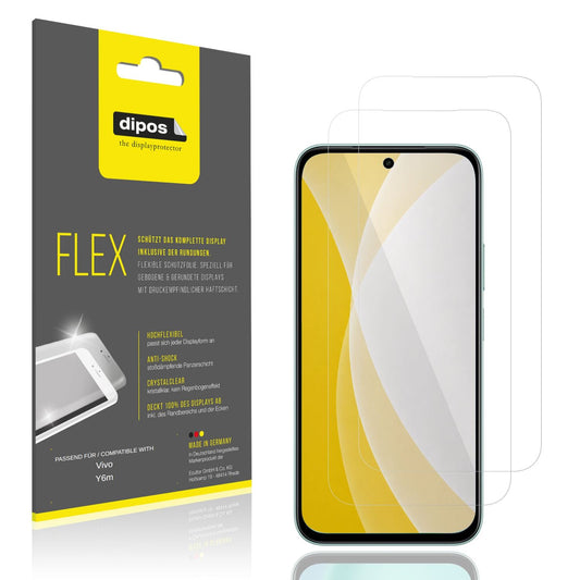2x 3D Full Cover Schutzfolie für Vivo Y6m (1)