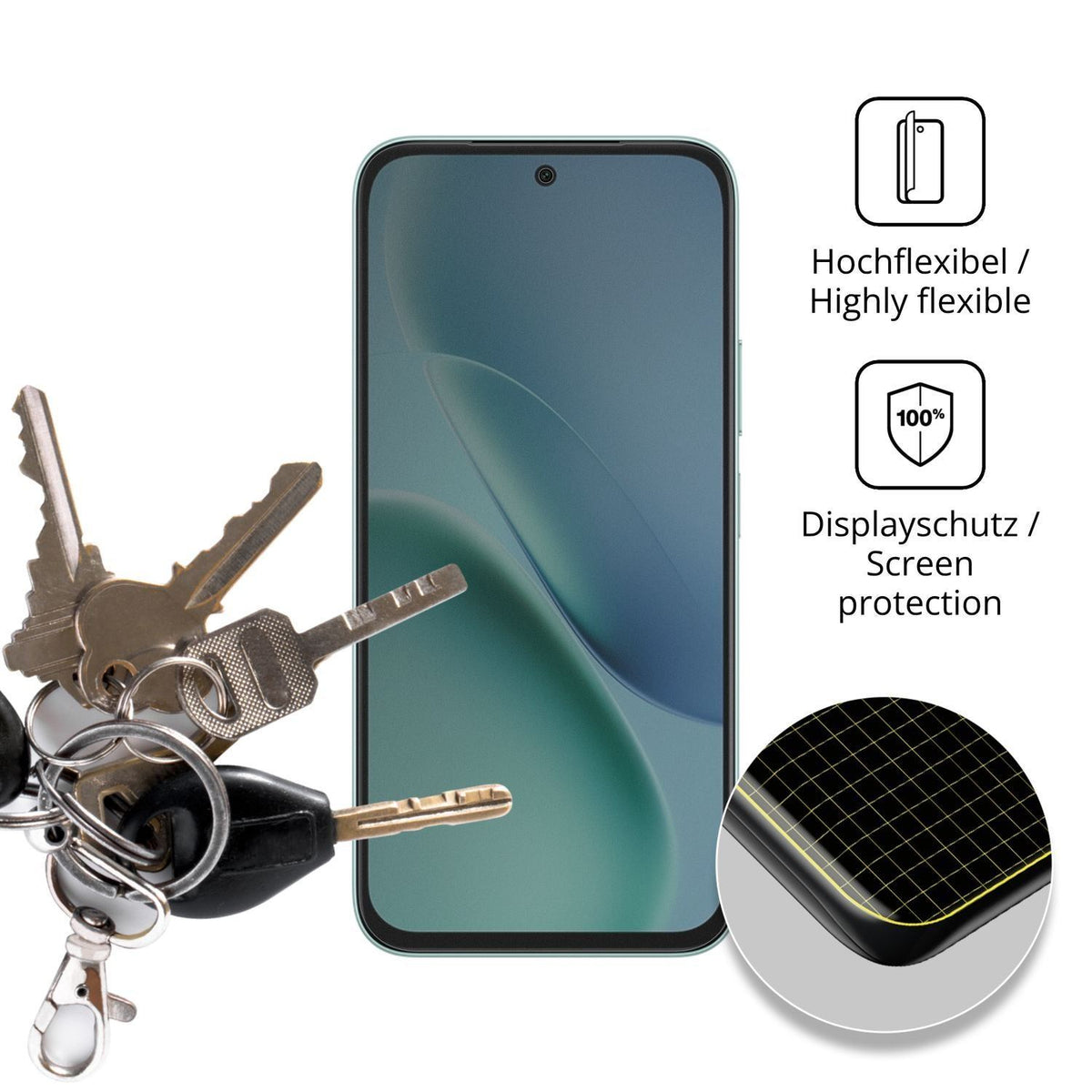 Full Cover Privacy Blickschutzfolie für Vivo Y6m (3)