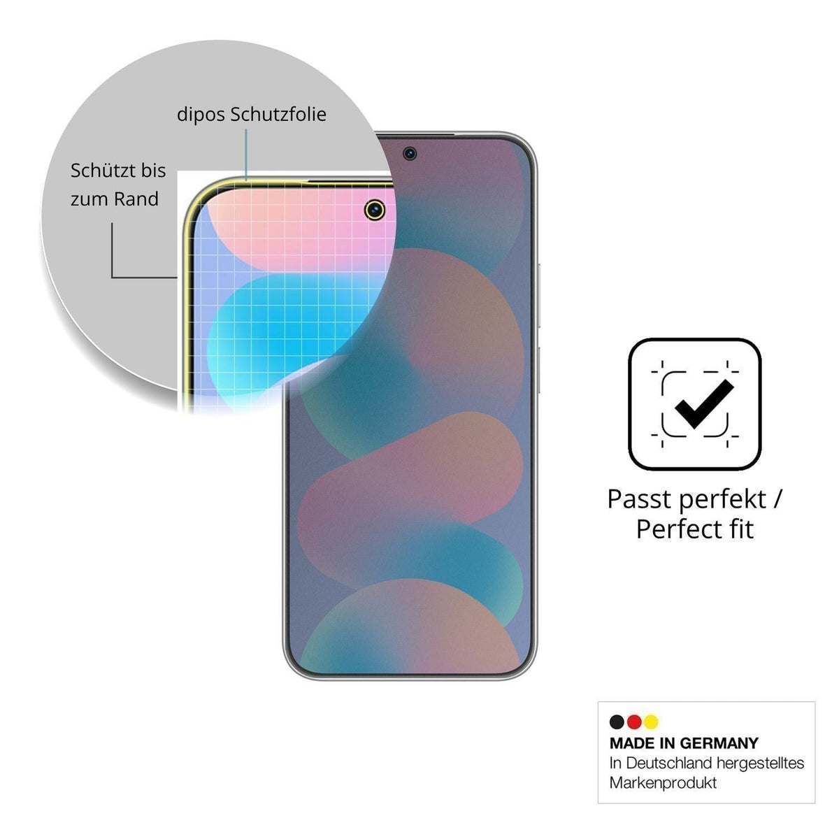 Full Cover Privacy Blickschutzfolie für Huawei Nov (4)