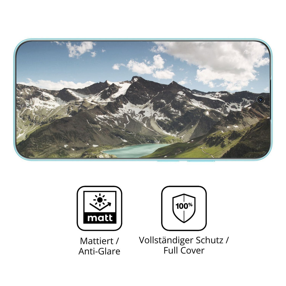 2x Full Cover Schutzfolie matt für Huawei Nova 16 (5)
