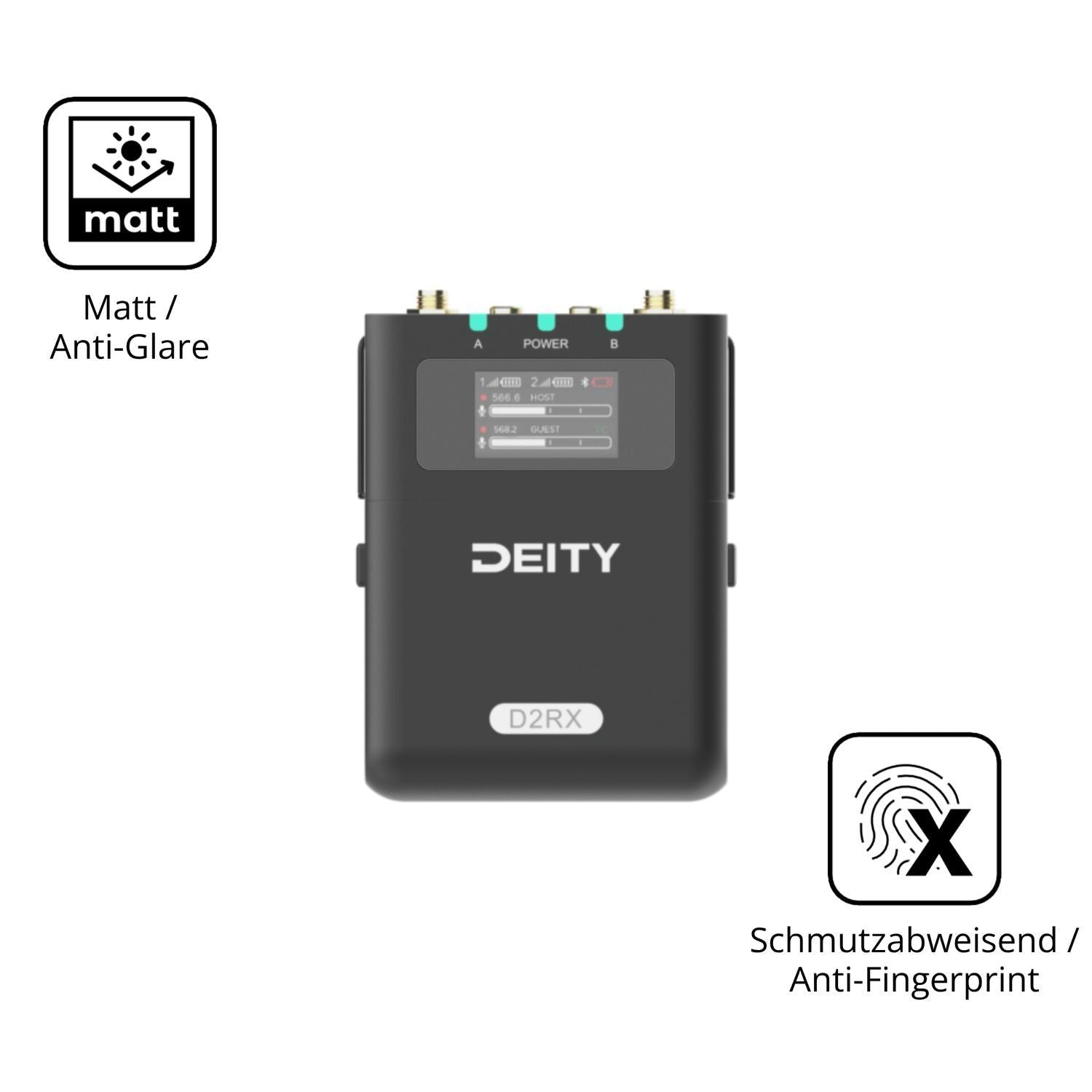 2x 9H Schutzfolie matt für Deity DBTX D2RX DIFB Pa (5)