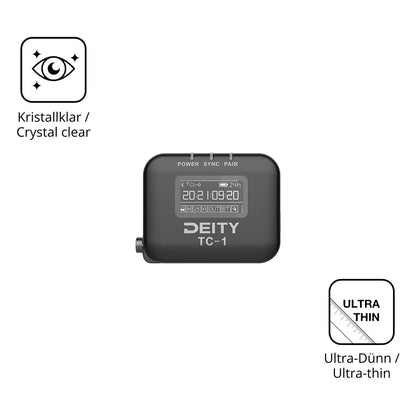 4x Schutzfolie klar für Deity TC-1 Display-Schutzf (5)