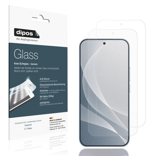2x 9H Schutzfolie matt für Xiaomi 17 Max Panzerfol (1)