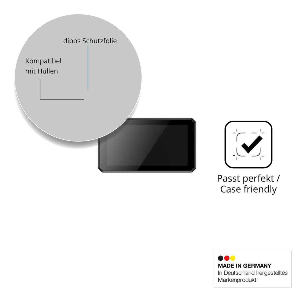 2x Schutzfolie klar für Interphone Sync55B Display (6)