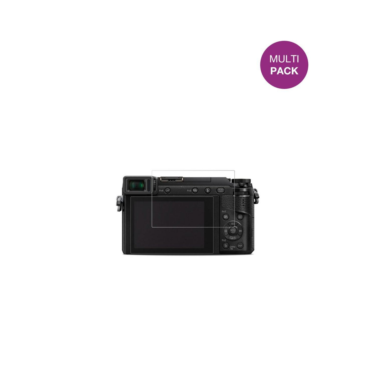 4x Schutzfolie klar für Panasonic Lumix GX-80 Disp (2)