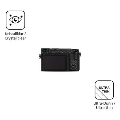 4x Schutzfolie klar für Panasonic Lumix GX-80 Disp (5)
