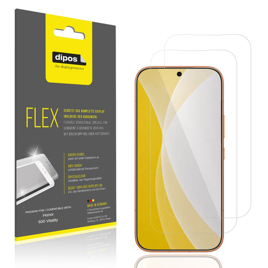 2x 3D Full Cover Schutzfolie für Honor 600 Vitalit (1)