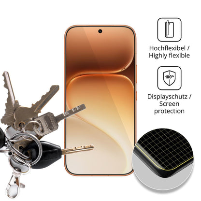 2x 3D Full Cover Schutzfolie für Honor 600 Vitalit (3)