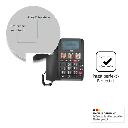 Blickschutzfolie für Opel Mobile Home Phone 2 matt (4)