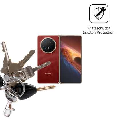 4x Schutzfolie matt für Honor Magic V6 Aussenseite (4)