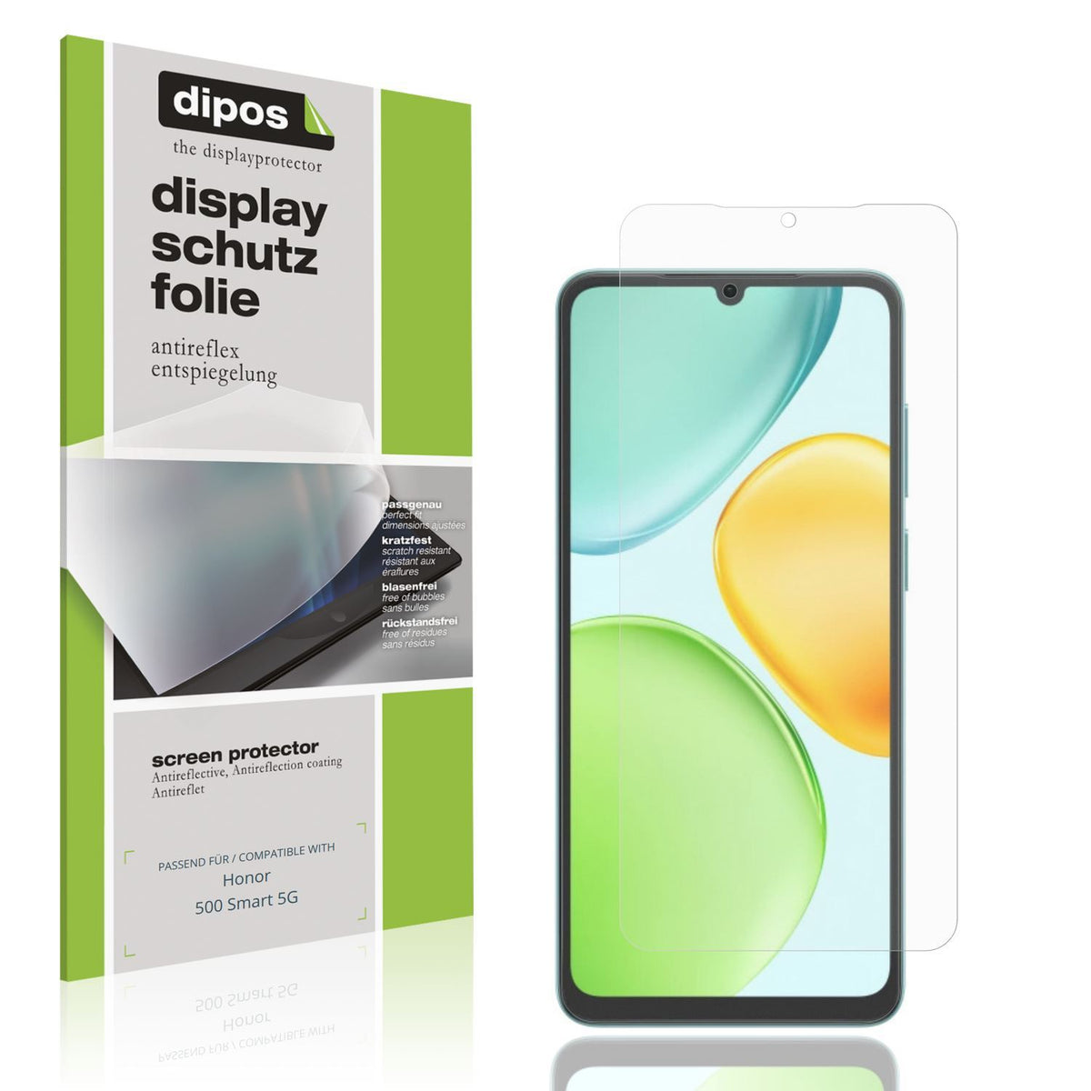4x Schutzfolie matt für Honor 500 Smart 5G Display (1)