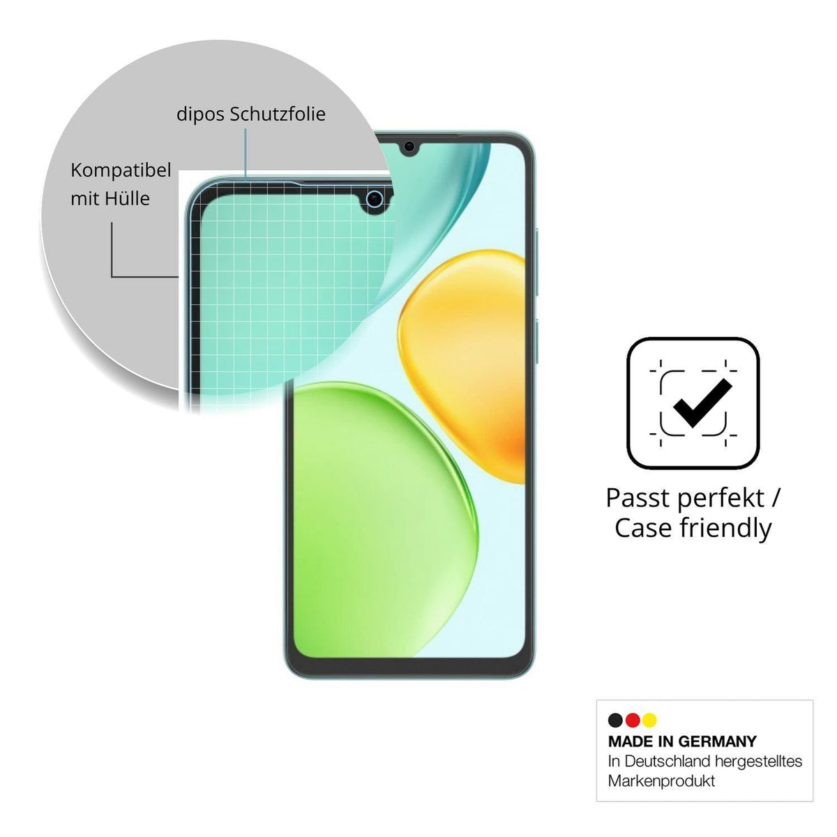 4x Schutzfolie matt für Honor 500 Smart 5G Display (6)