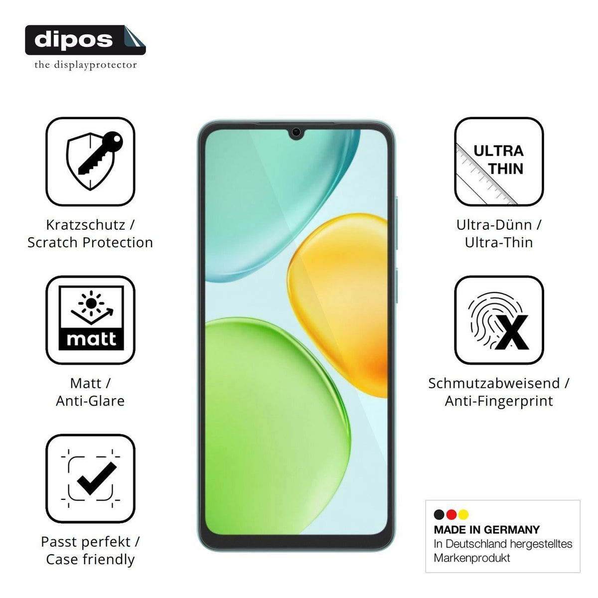 4x Schutzfolie matt für Honor 500 Smart 5G Display (7)