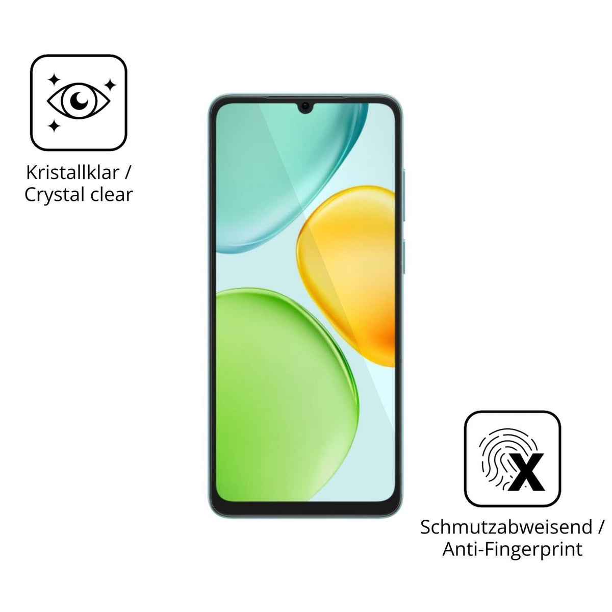 2x 9H Schutzfolie für Honor 500 Smart 5G Panzerfol (5)