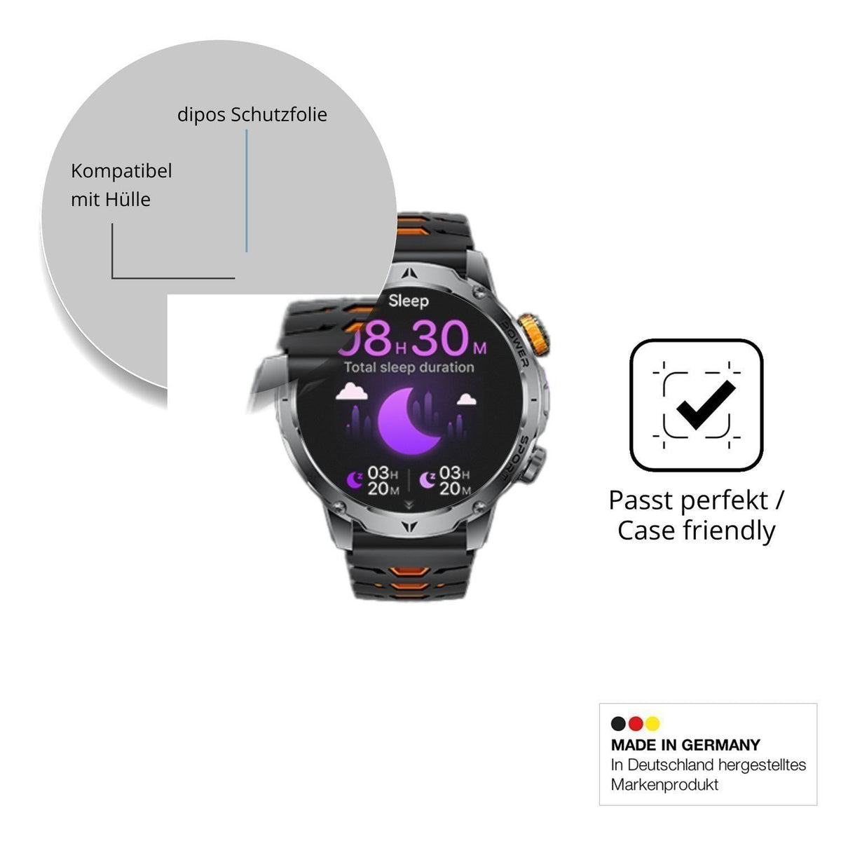 6x Schutzfolie matt für LIGE EF24 Display-Schutzfo (6)