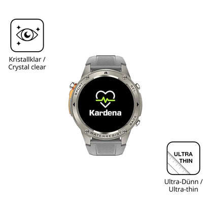 6x Schutzfolie klar für Kardena Care GPS Display-S (5)