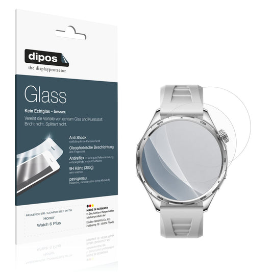 2x 9H Schutzfolie matt für Honor Watch 6 Plus Panz (1)