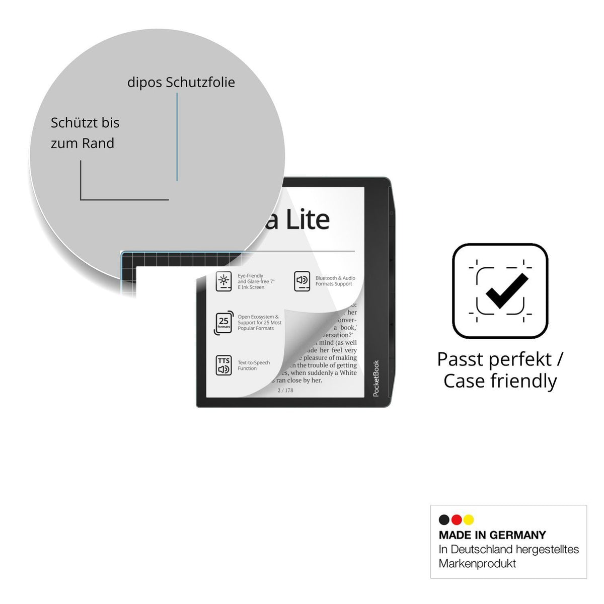 2x 9H Schutzfolie für PocketBook Era Lite Panzerfo (6)