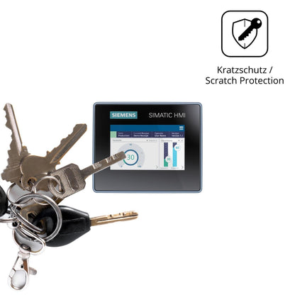 2x Schutzfolie klar für Siemens Simatic HMI MTP400 (4)