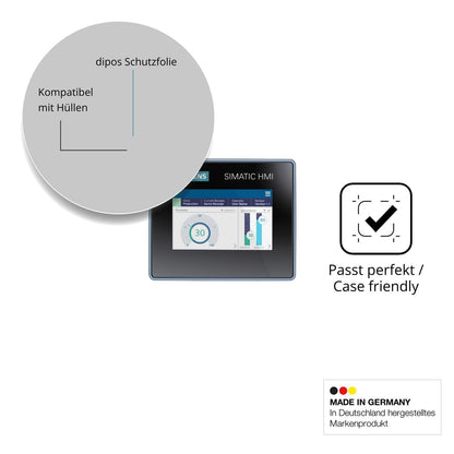 2x Schutzfolie klar für Siemens Simatic HMI MTP400 (6)