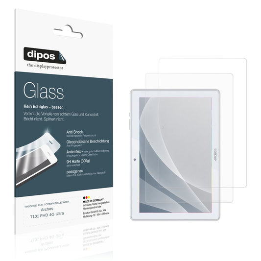 2x 9H Schutzfolie matt für Archos T101 FHD 4G Ultr (1)