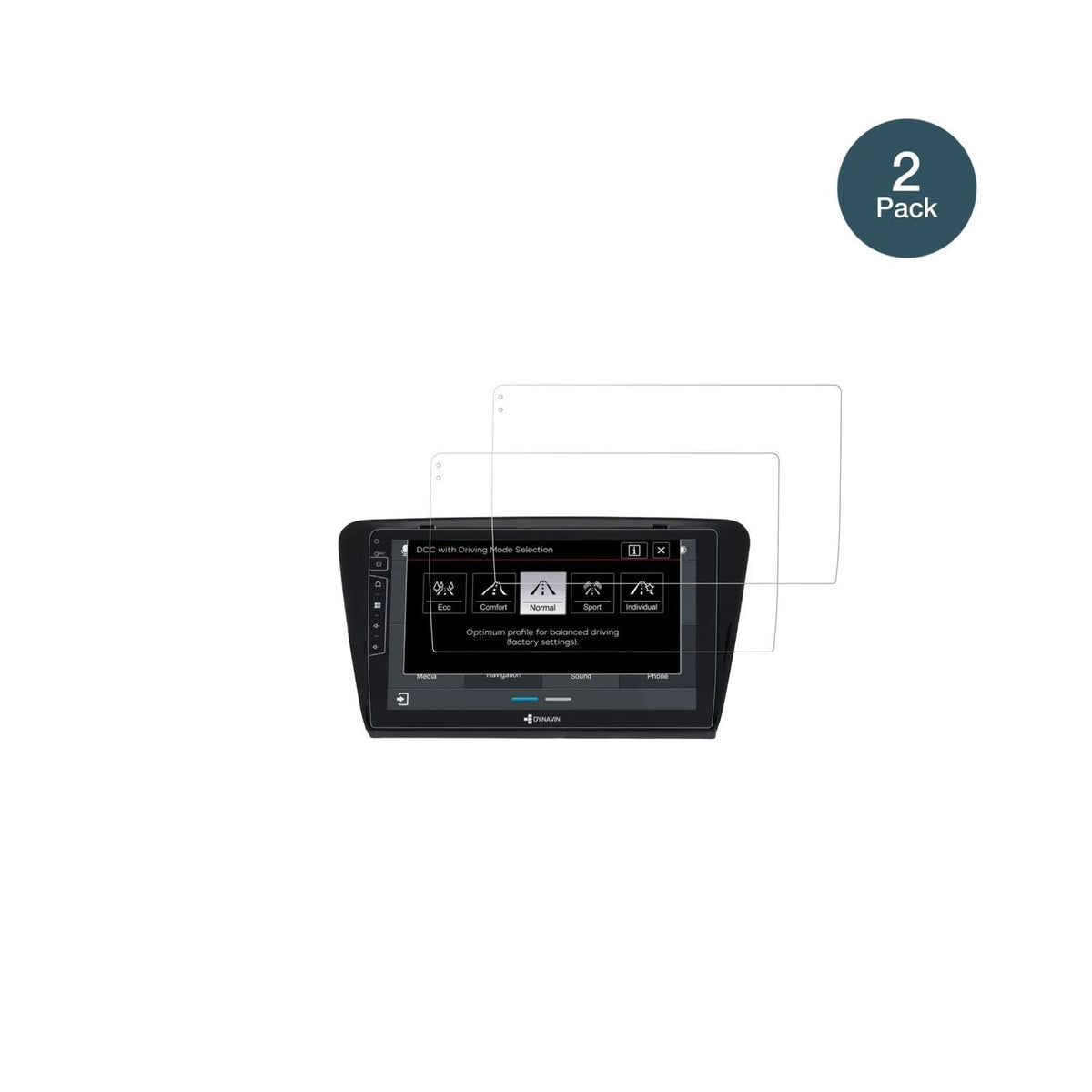 2x 9H Schutzfolie für Dynavin D9-7 Premium Flex Pa (2)