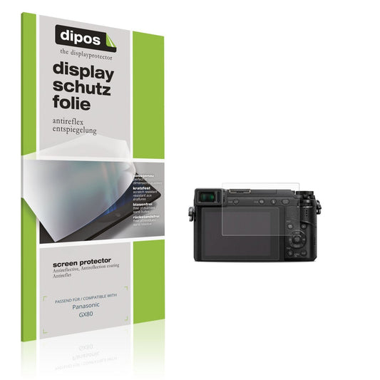 4x Schutzfolie matt für Panasonic GX80 Display-Sch (1)